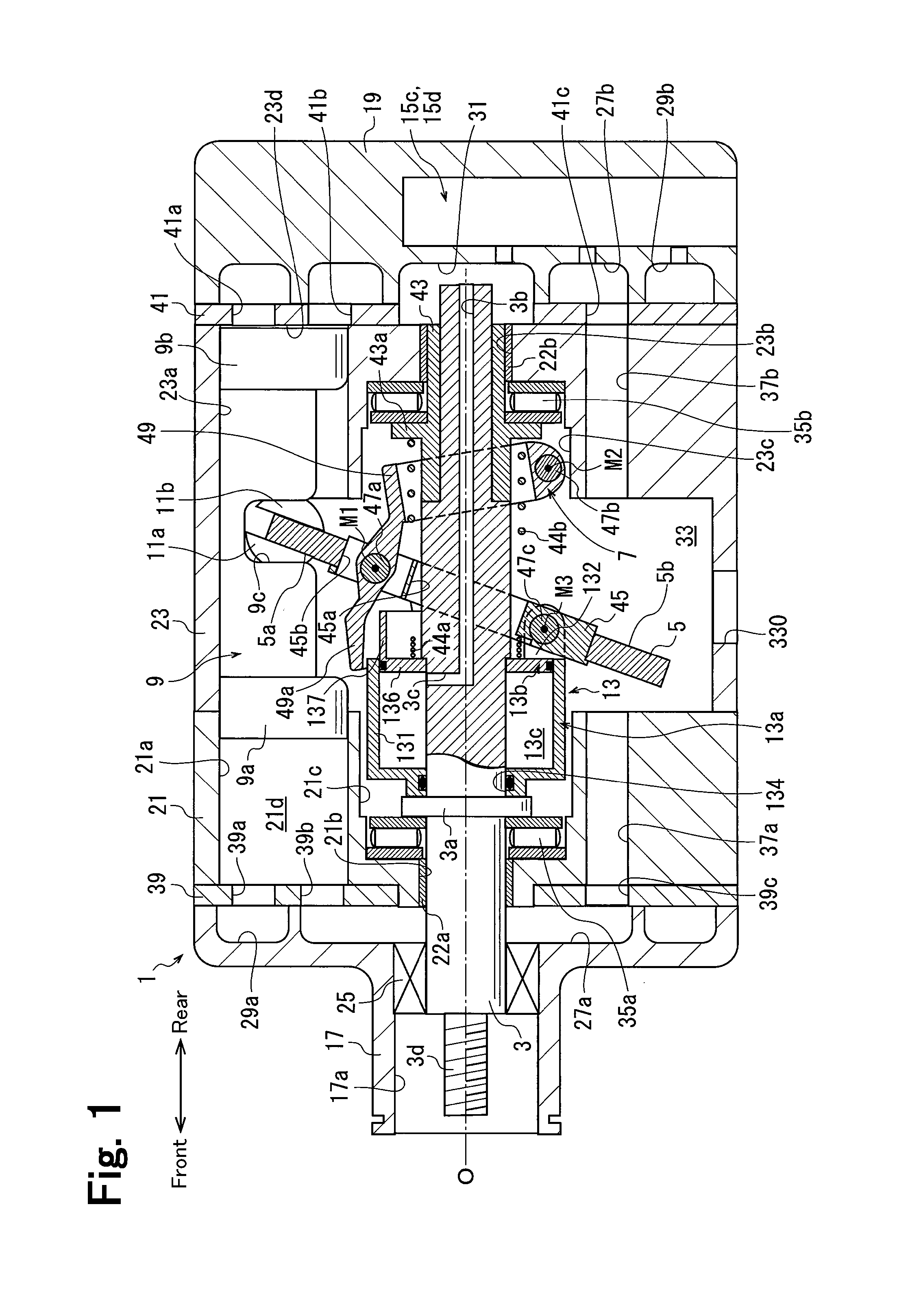 Variable displacement swash plate compressor