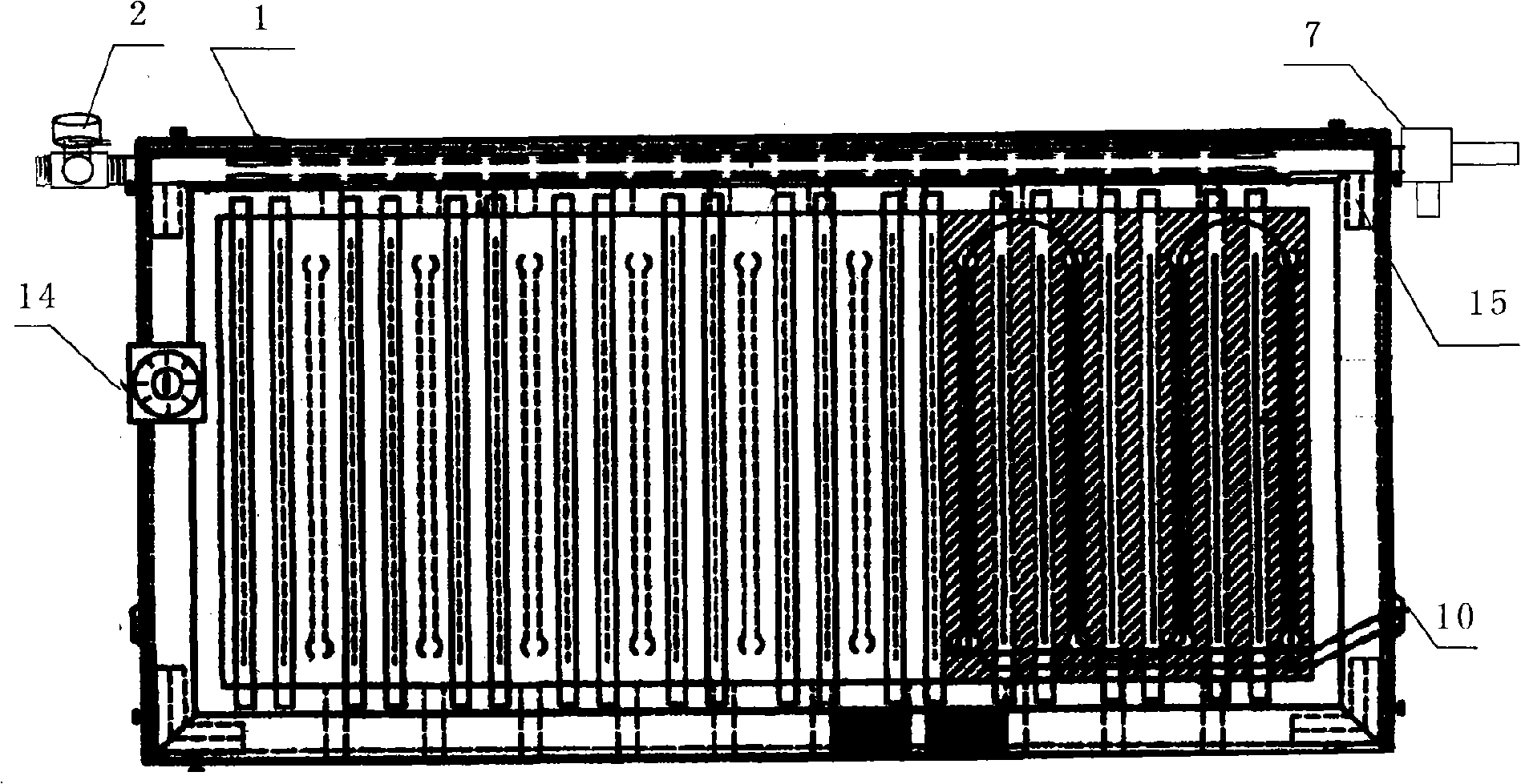 Heating method and device of multifunctional carbon fiber electrically heated bath water heater