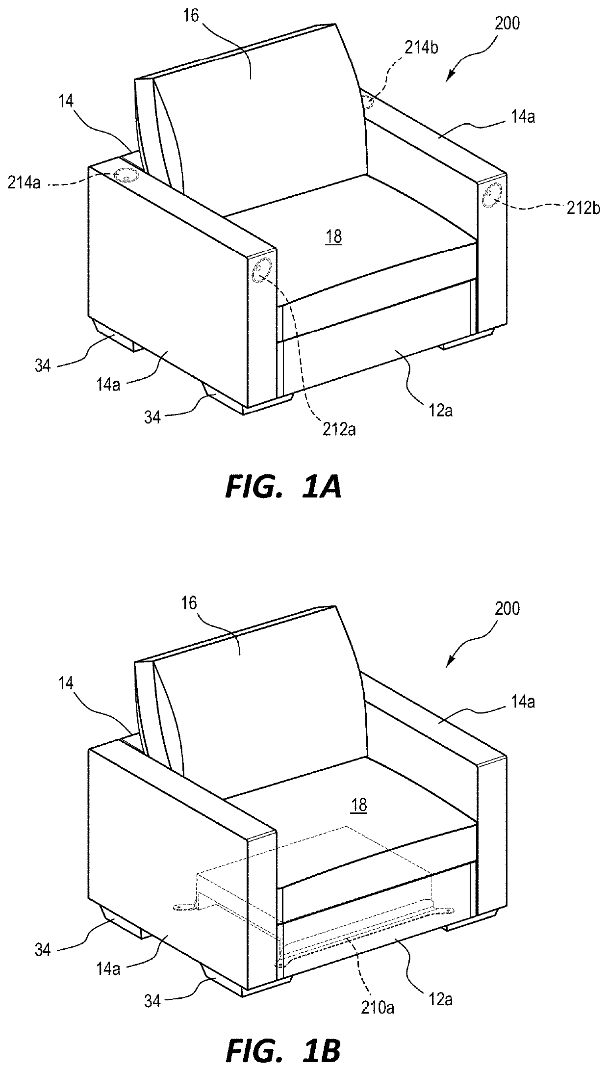 Systems and methods for tuning based on furniture configuration