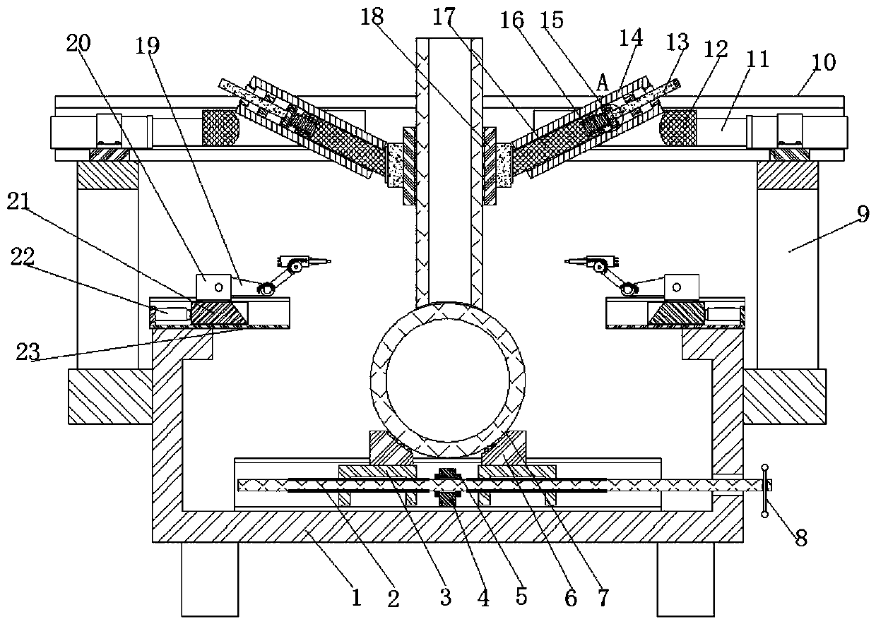 Welding device used for copper craft production