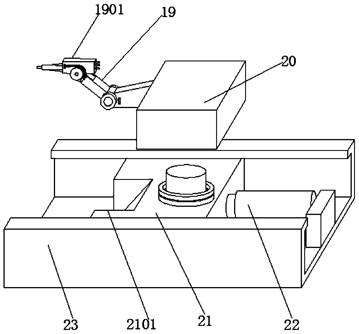 Welding device used for copper craft production