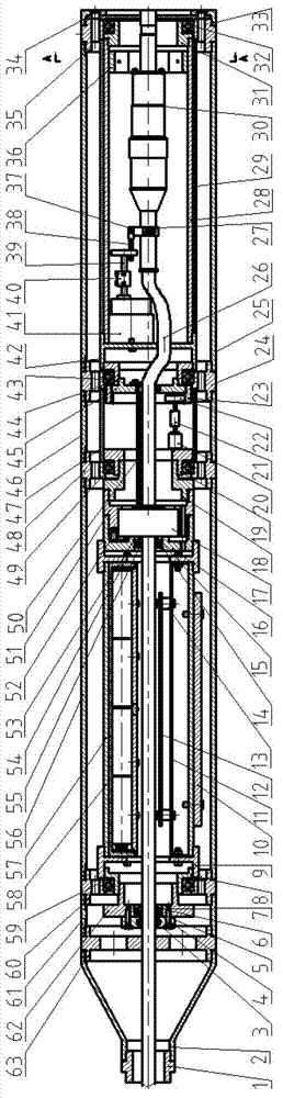 Laser directional drilling tool for coal-bed-methane level development hole and drilling method using same