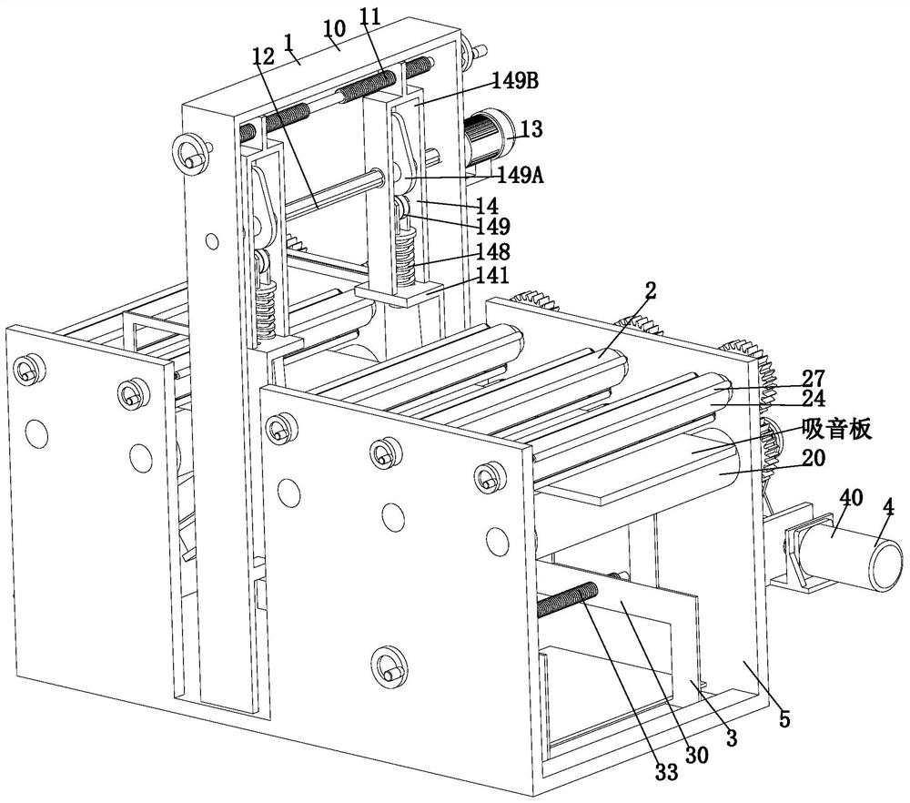 Cutting machining equipment for manufacturing environment-friendly acoustic board and cutting machining method