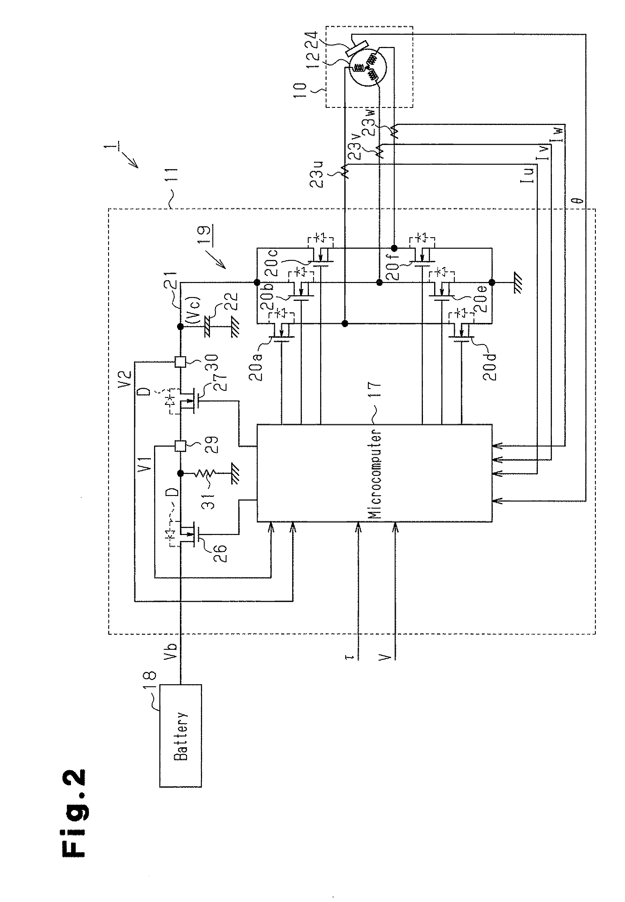 Motor controller and electric power steering device