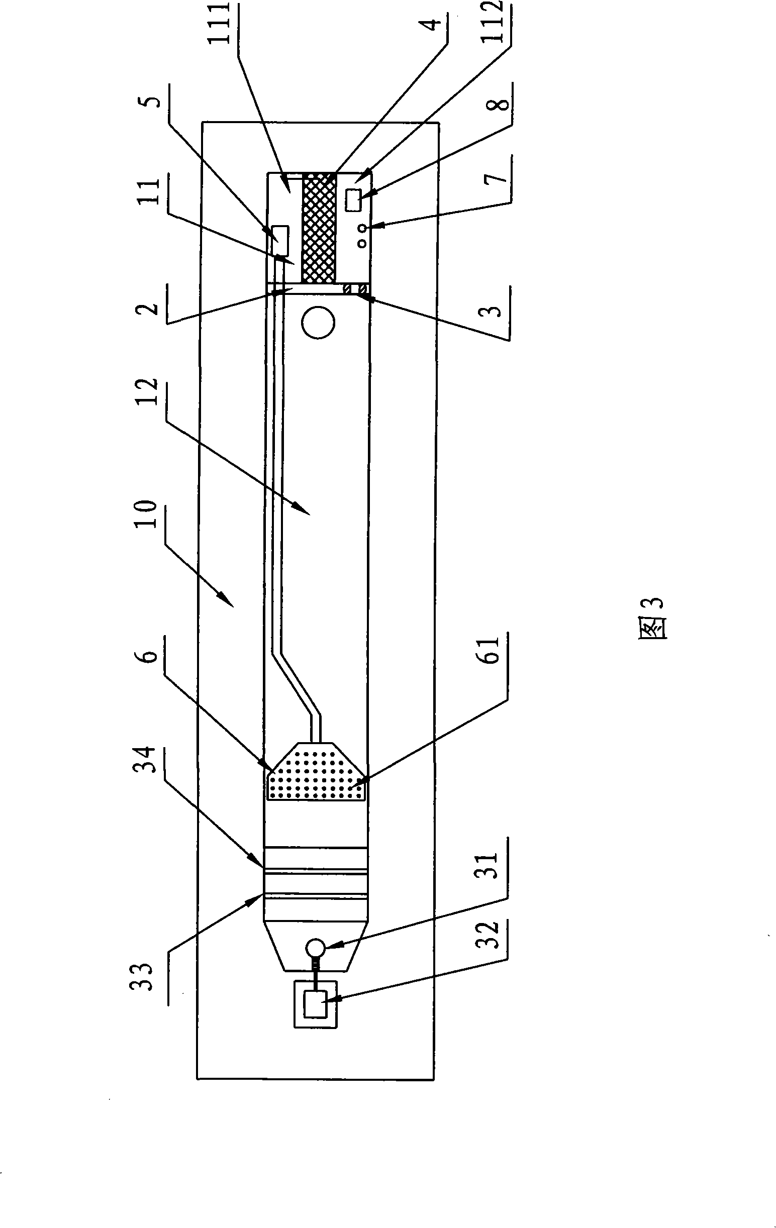 Tester for acousto-optic-electric action of fishes