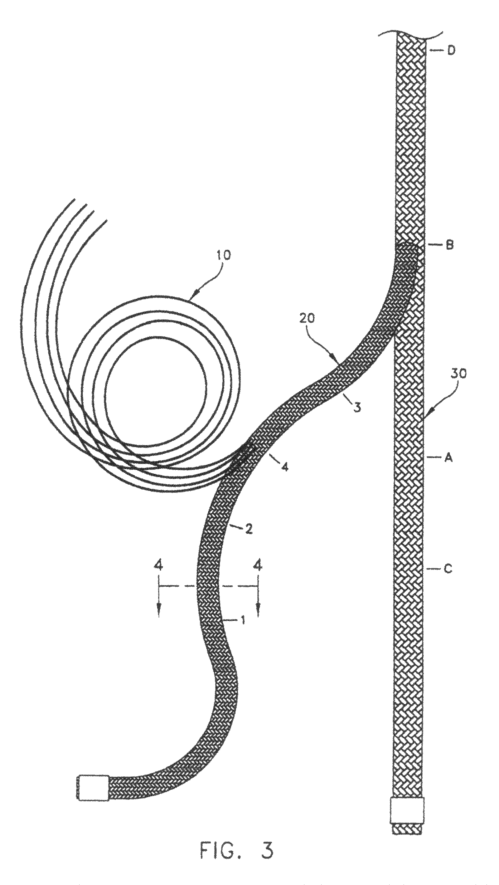 Arborist's climbing rope