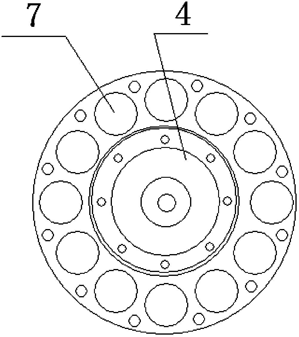 Shaft end motor of automobile electric control hydraulic independent shaft end driving system