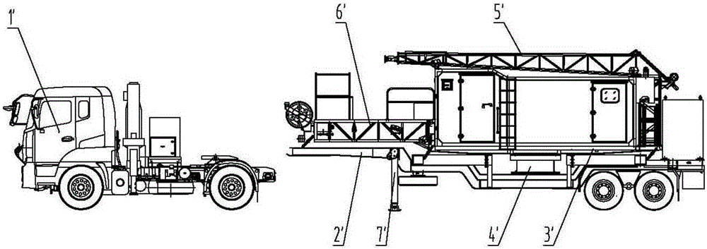 Anchoring truck horizontal support arm system and anchoring truck