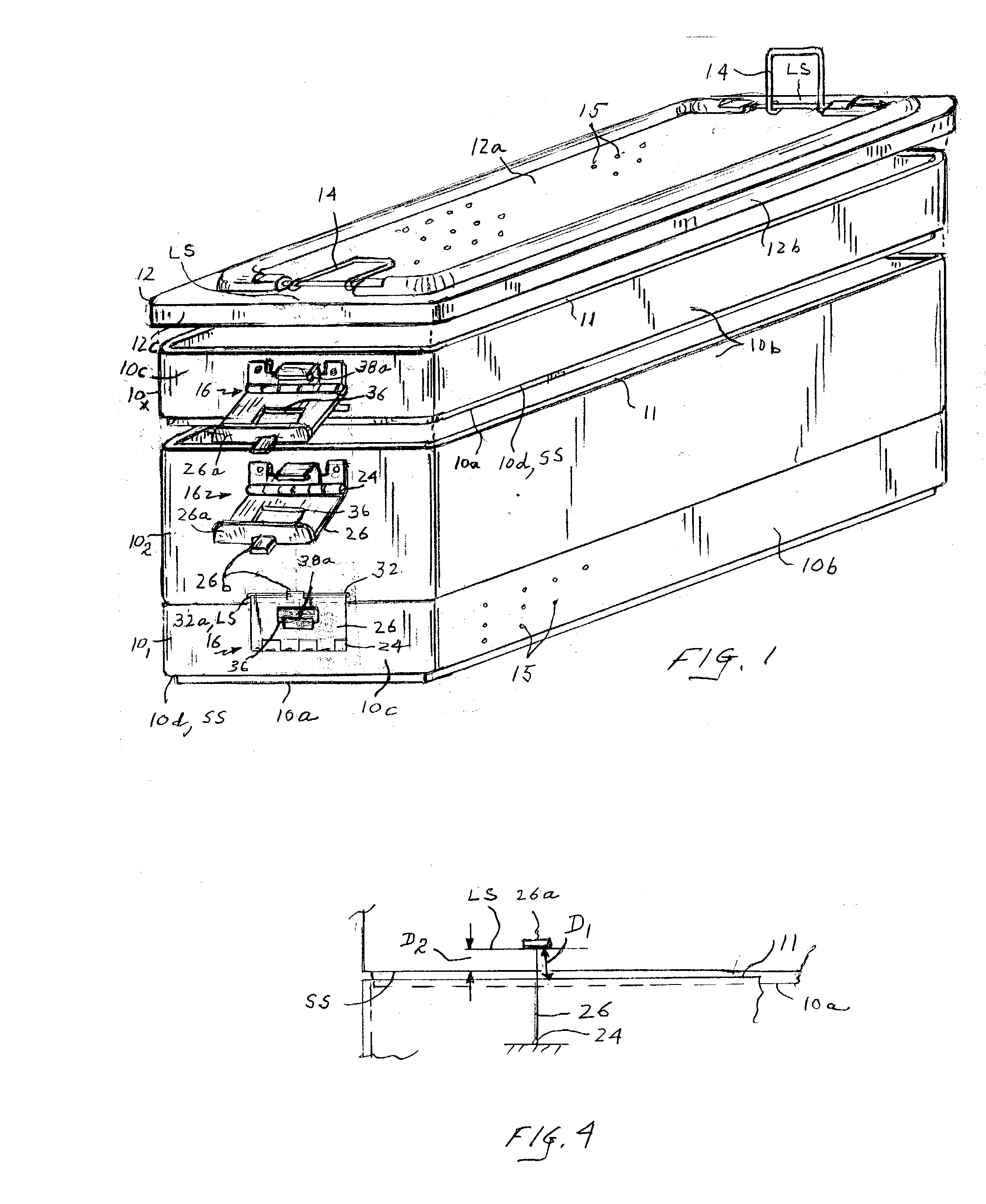 Variably stackable sterilization tray system