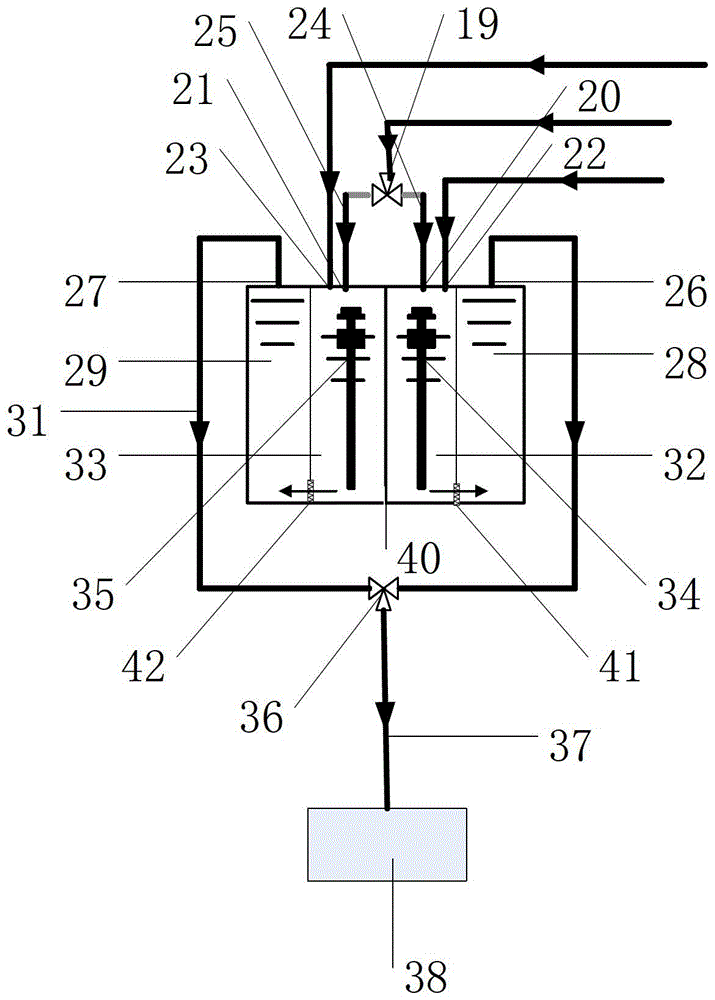 An integrated device for ink supply and cleaning of nozzles