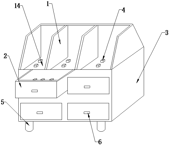 Storage and placement rack for automobile bearing bush finished products