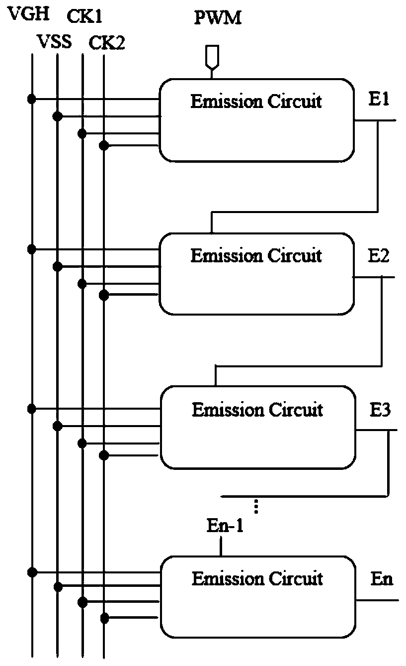 A trigger driving circuit and an organic light-emitting display device