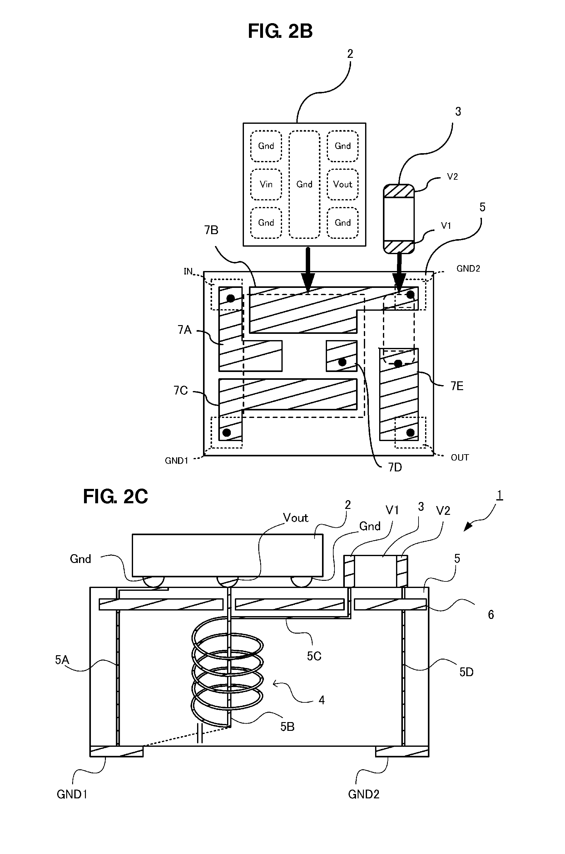 Dc-dc converter module and multi-layer substrate