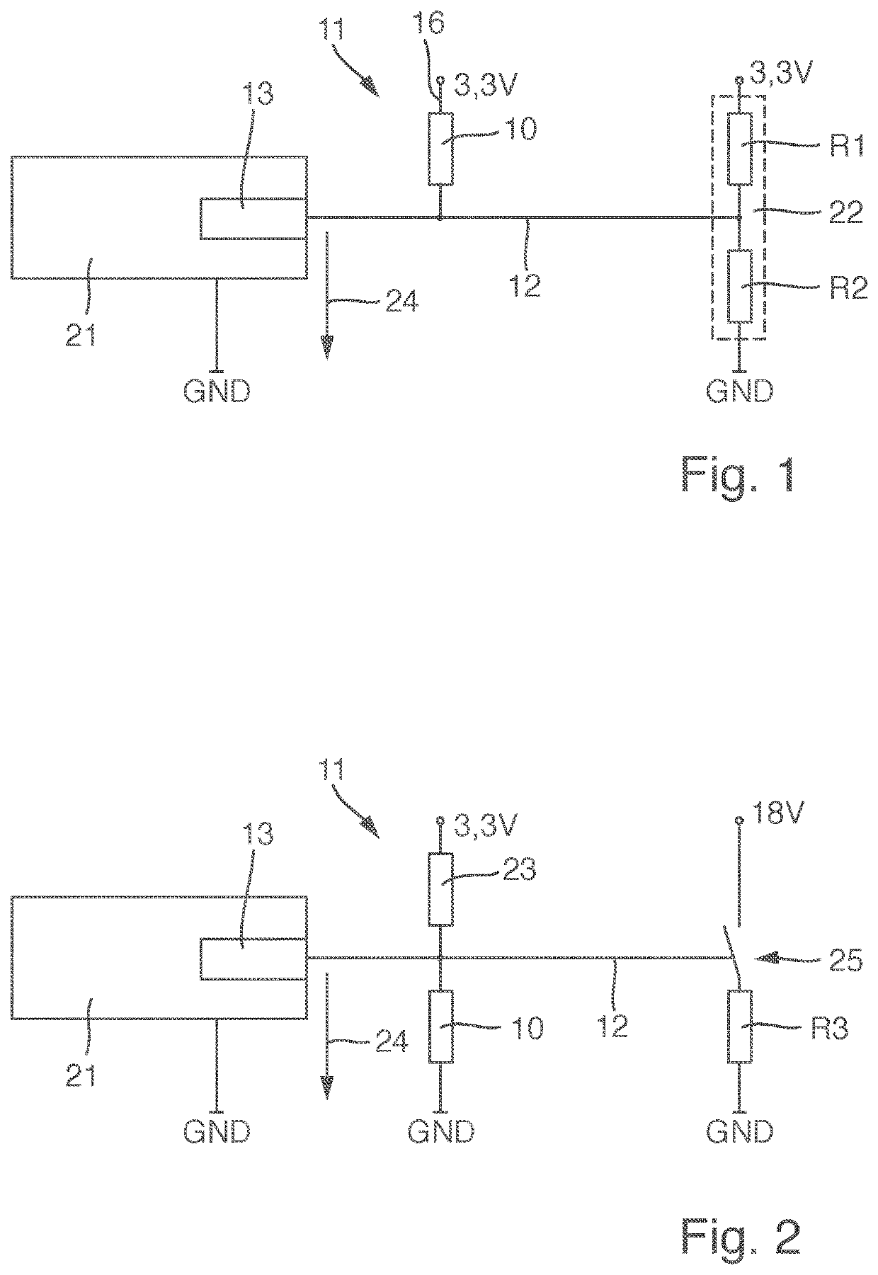 Device for determining a parasitic resistance in video endoscopes