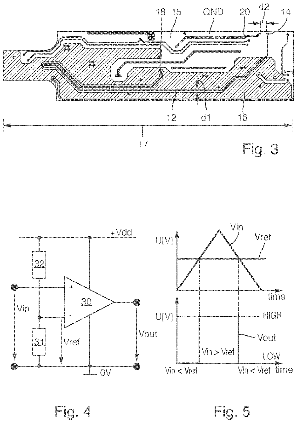 Device for determining a parasitic resistance in video endoscopes