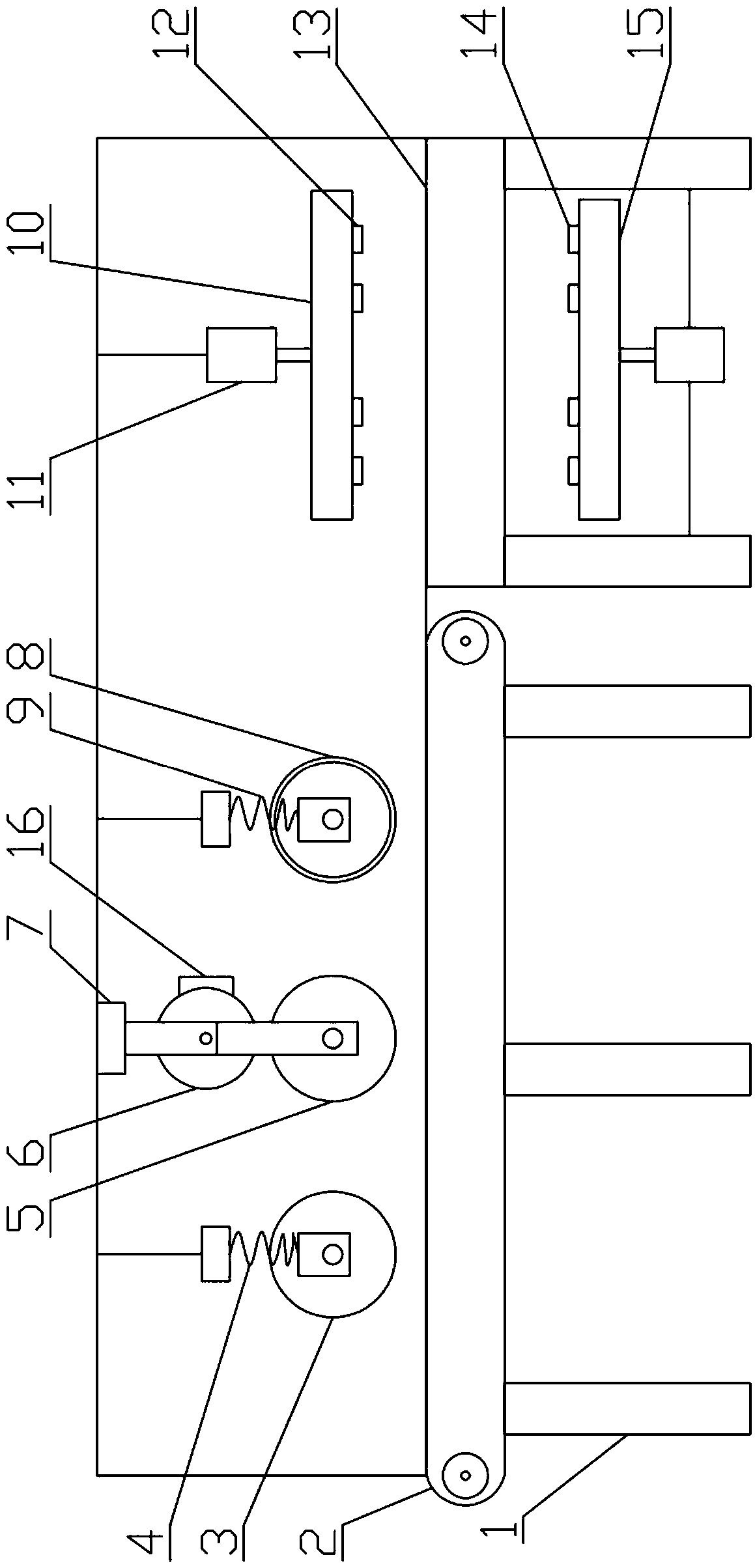 Carton grooving device with carton bursting prevention function and grooving method