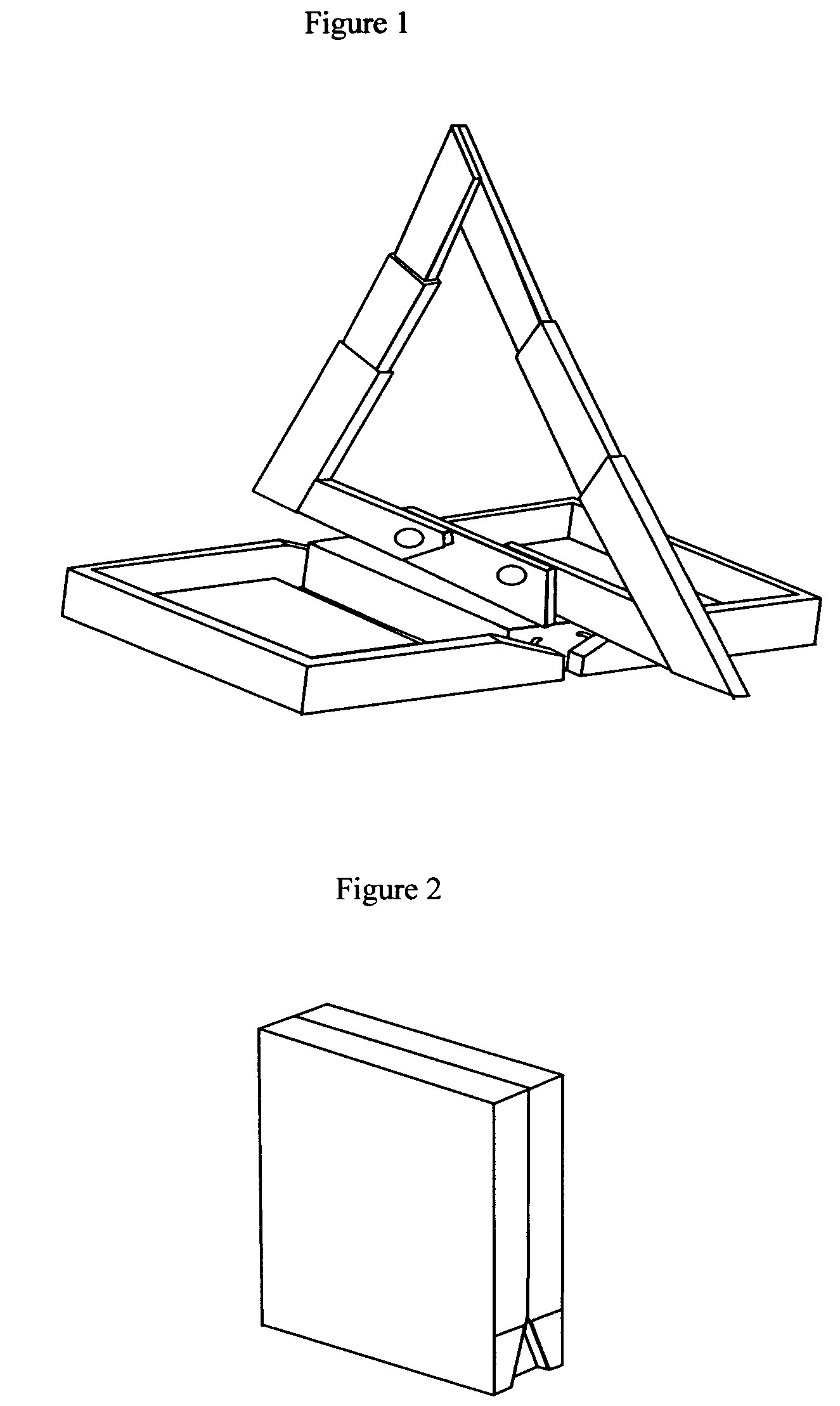 Triangular retractable safety marker