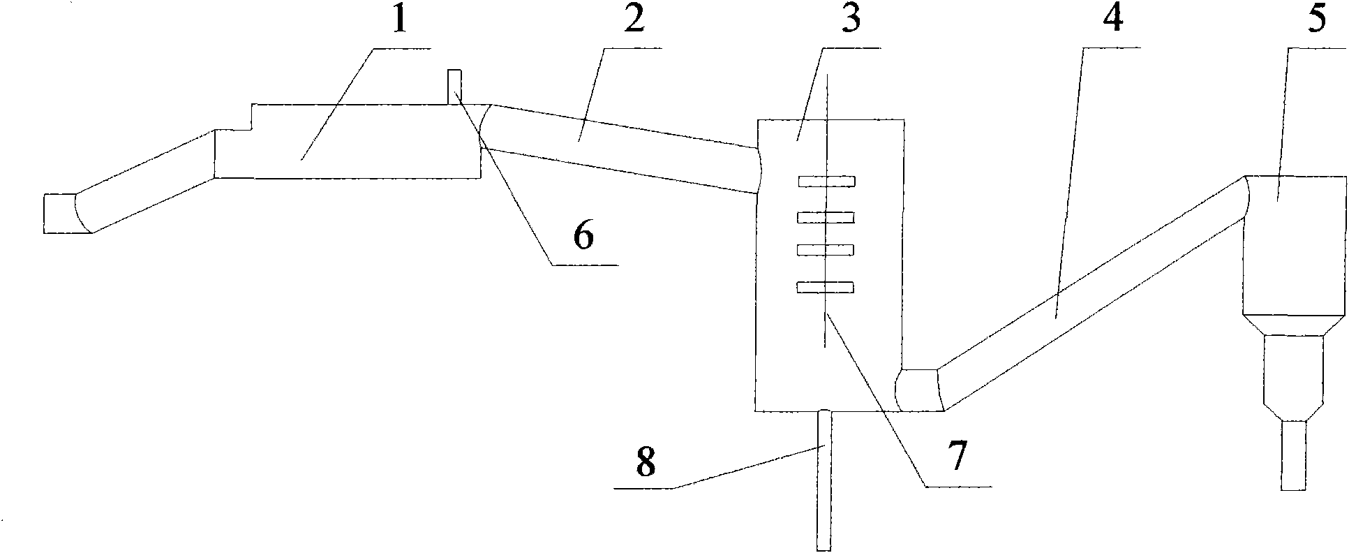 Treatment method of glass metal in platinum channel