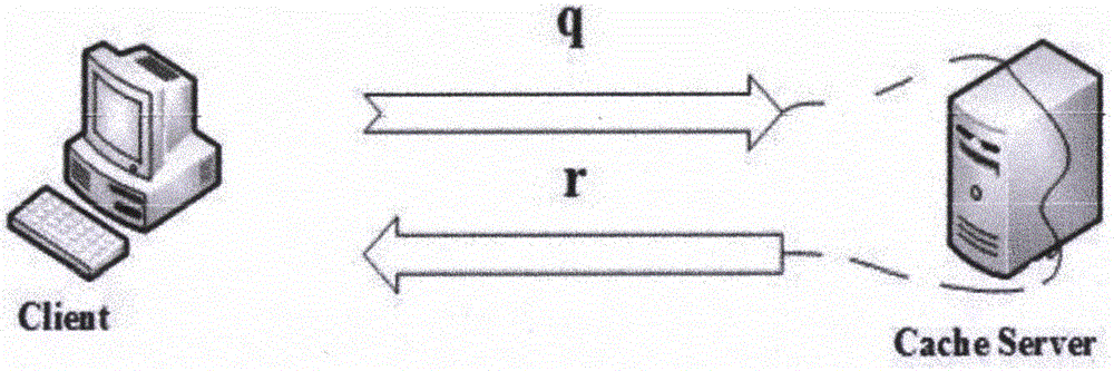 Domain name server (DNS) cache camping-based domain name resolution method and system