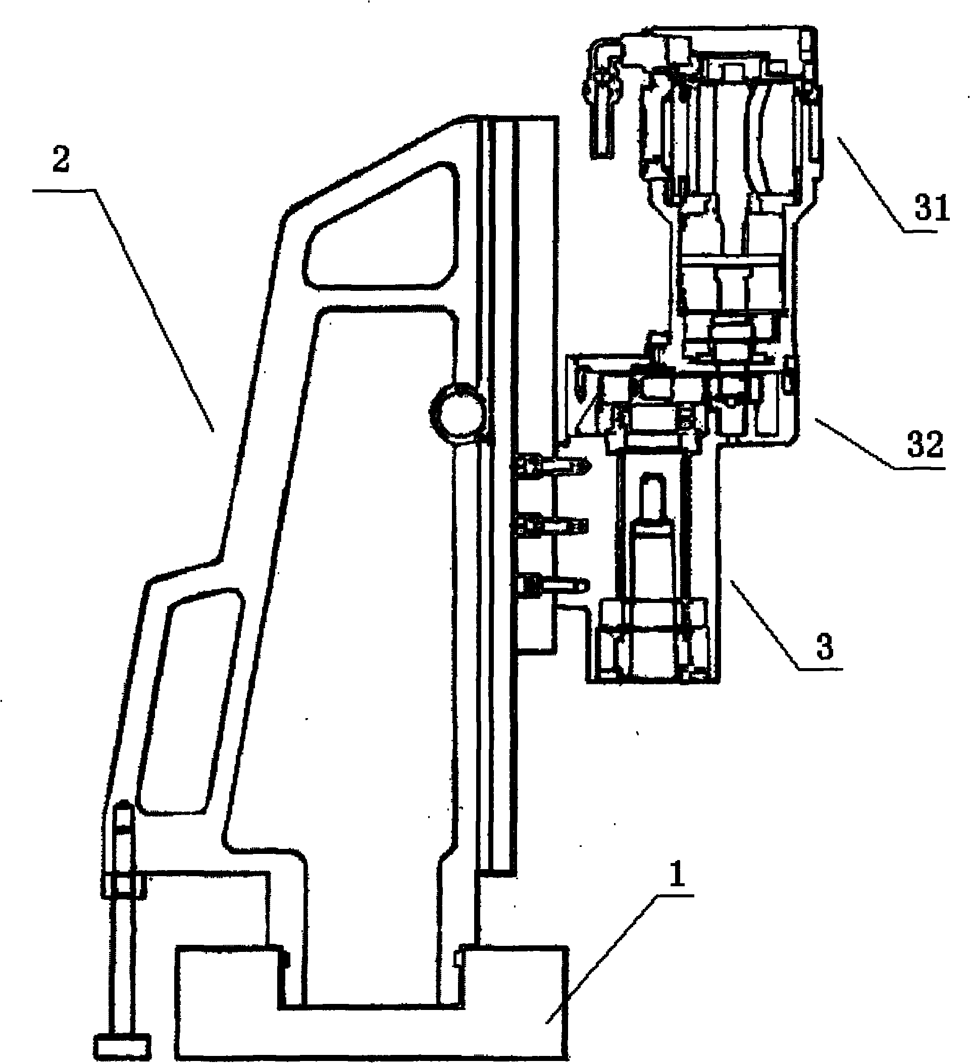 Pneumatic permanent magnet magnetic drill