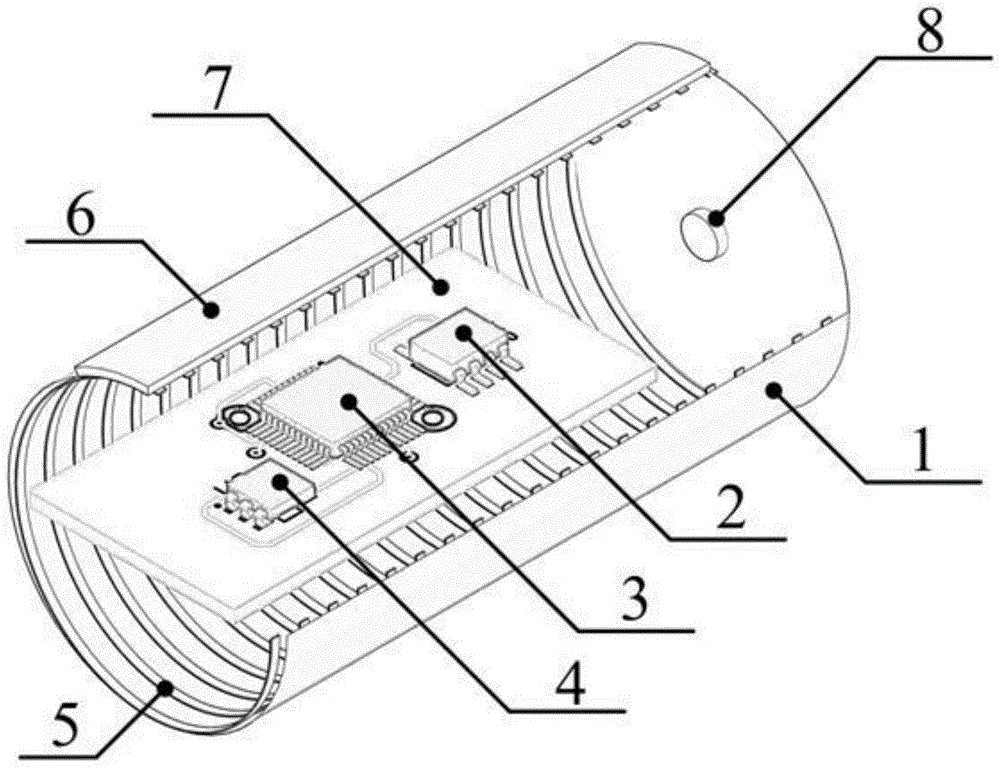 A device and method for measuring parameters of non-spherical particles under the condition of gas-solid flow