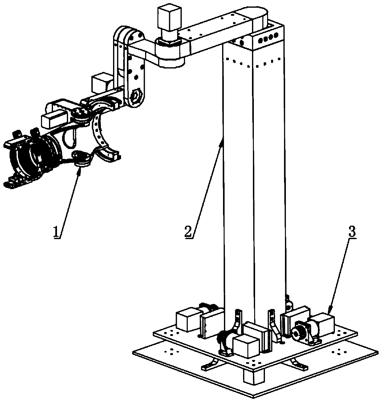 Rigid-flexible coupled rope driven exoskeleton type upper limb rehabilitation training robot