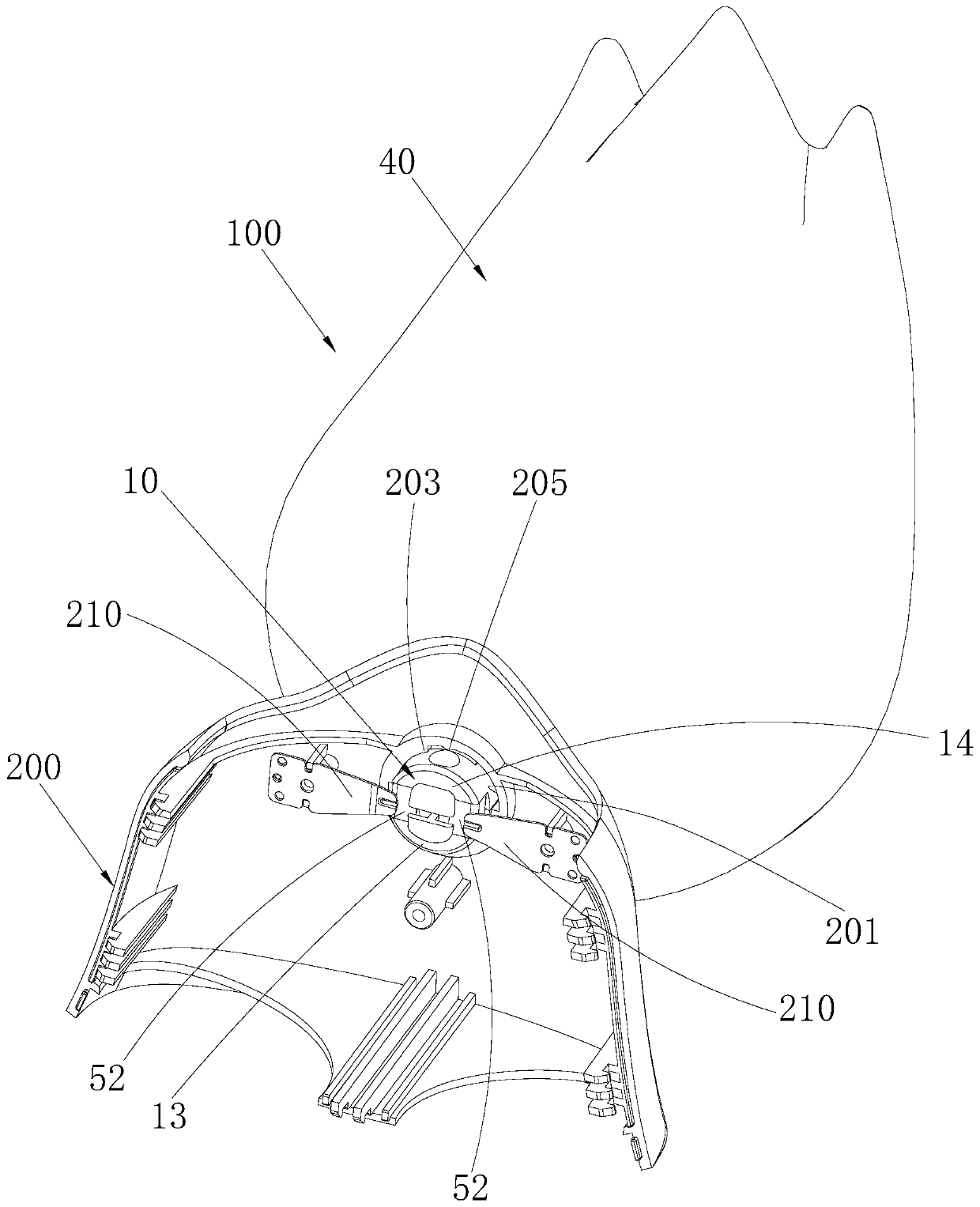 Tail structure and robot