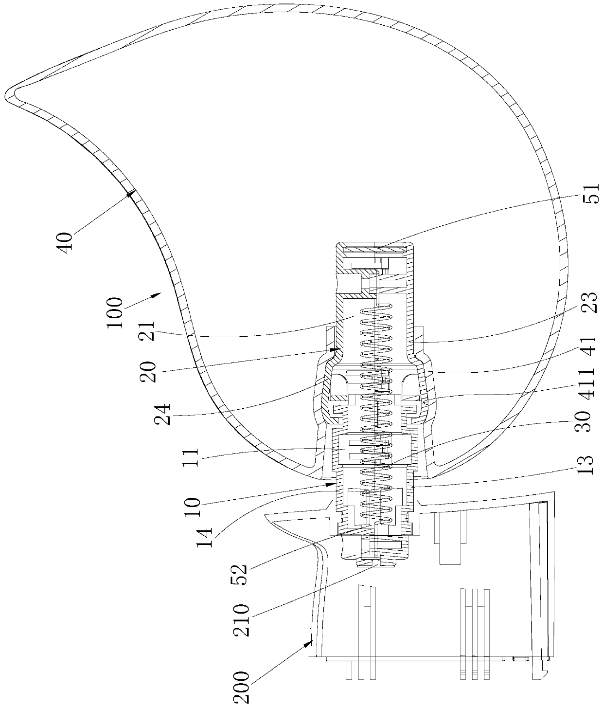 Tail structure and robot