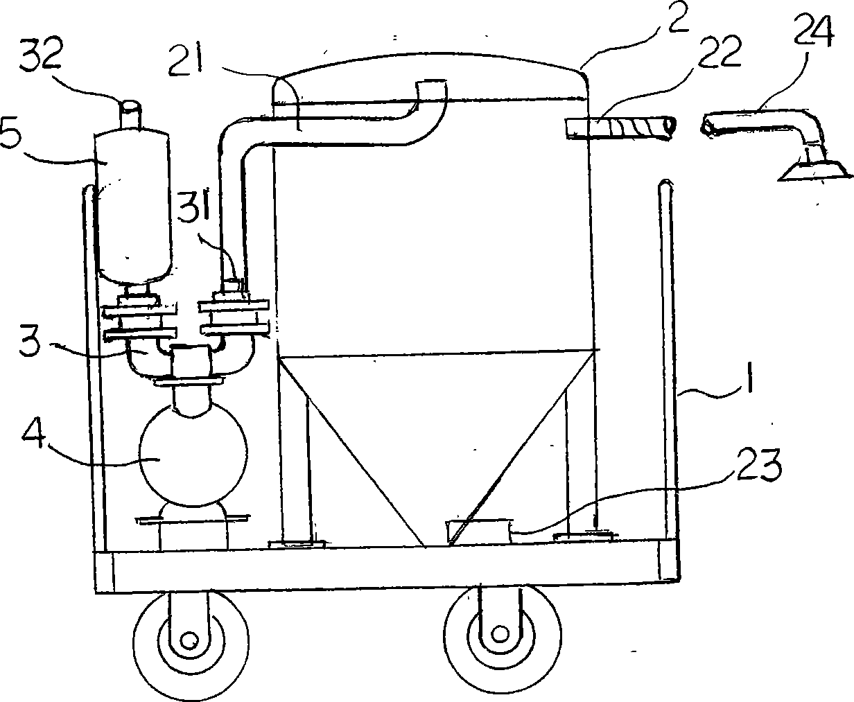 Method and device for eliminating bad odor in pig farm