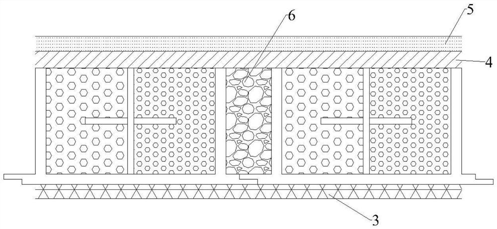 Foam light soil roadbed