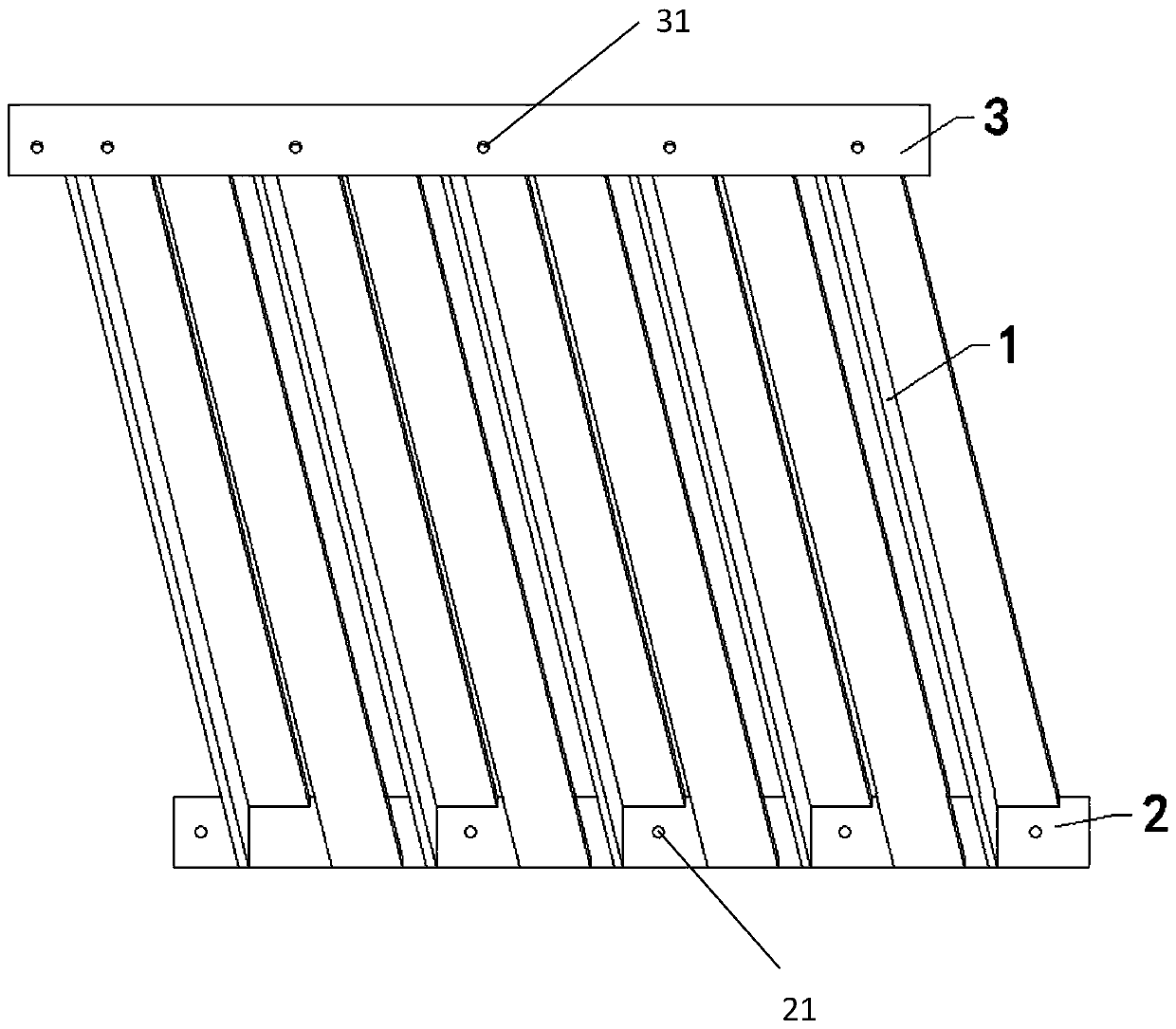 Frameless screen mounting system