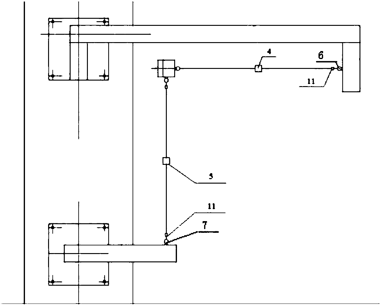 Submersible mixer experimental device