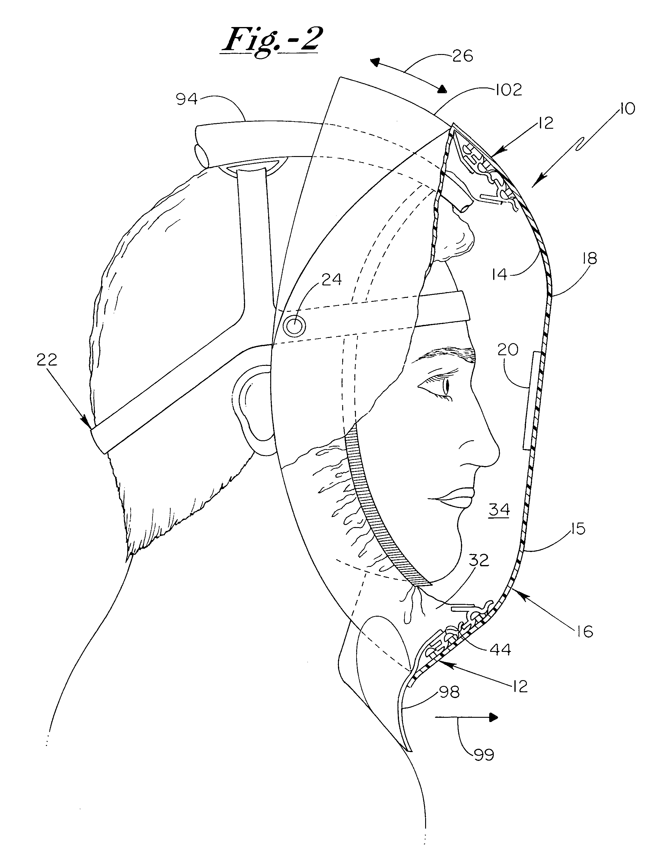 Helmet assembly with accessory attachment features