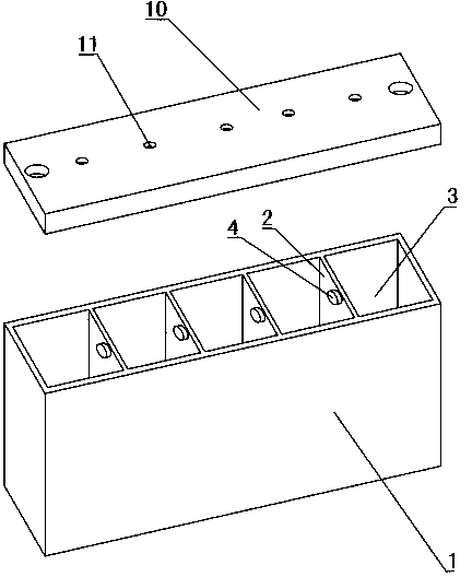 Side-pole multi-voltage nickel-metal hybrid battery module