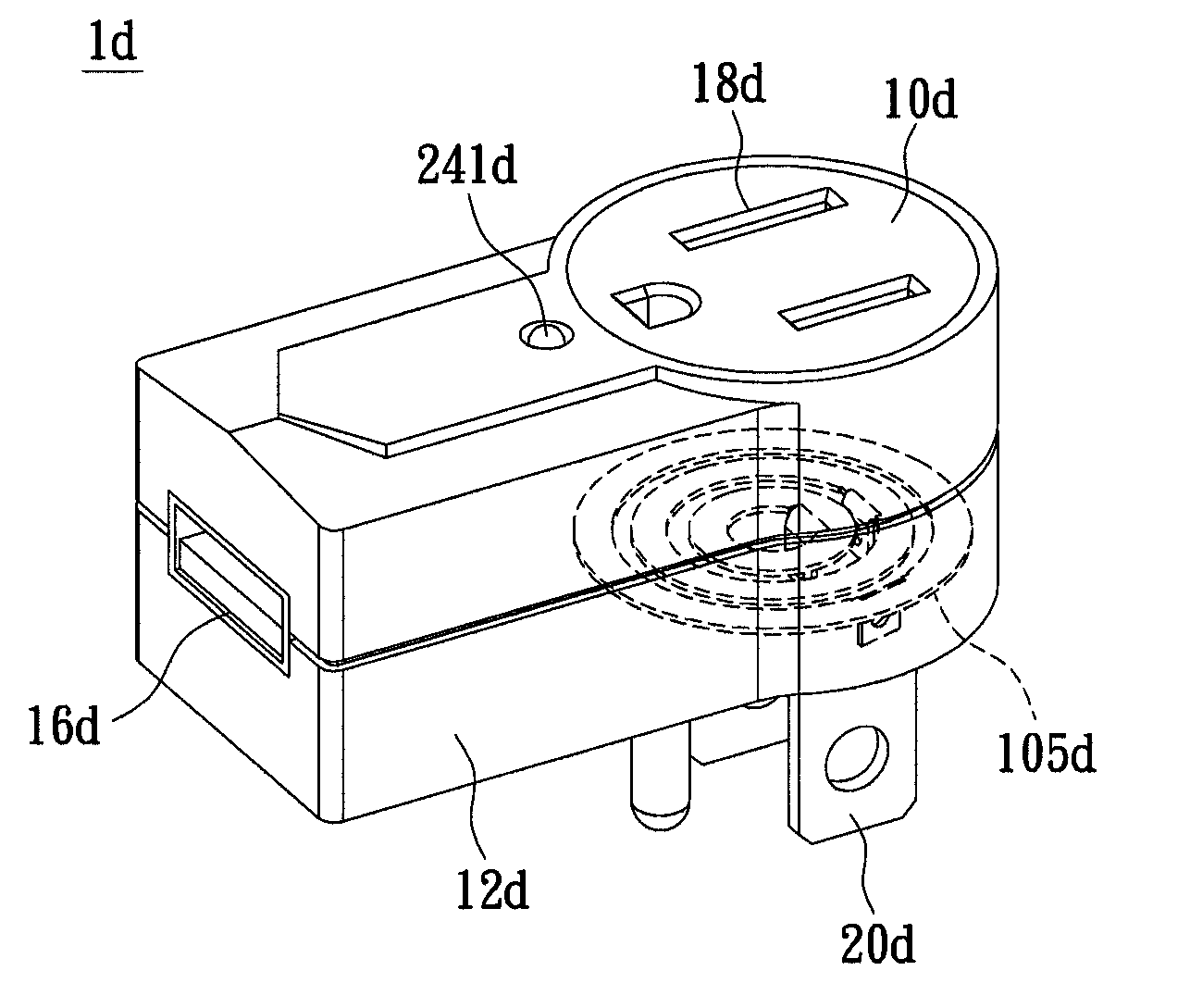 Electrical power receptacle with rotatable USB jacks