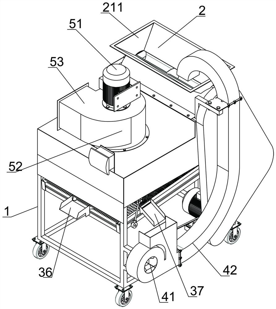 Peanut husking and cleaning all-in-one machine