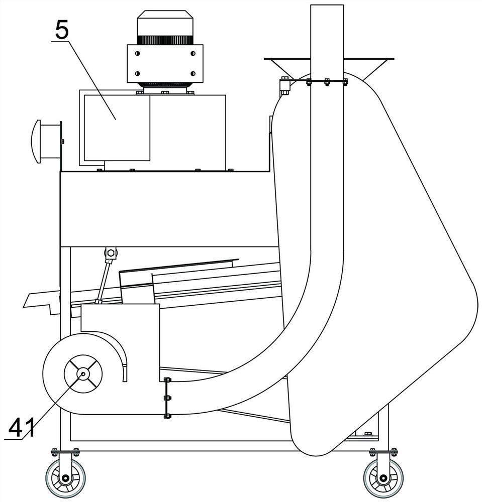 Peanut husking and cleaning all-in-one machine