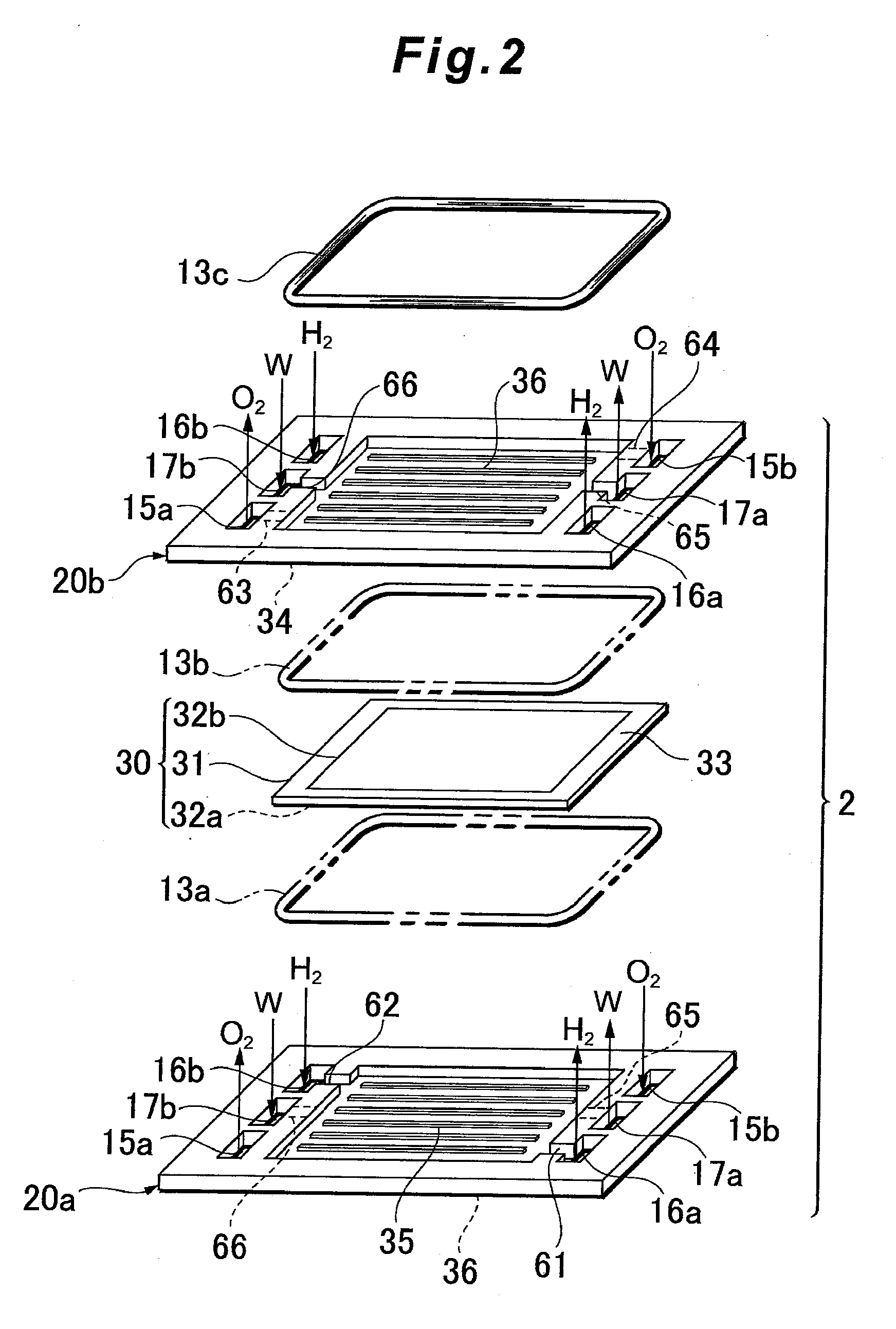 Separator for fuel cell