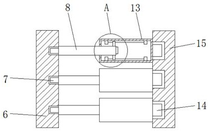 Rail transit platform edge telescopic type detachable step missing prevention threshold device