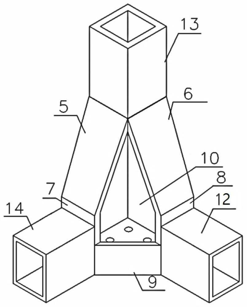 Integrated beam-column joint of container modular building