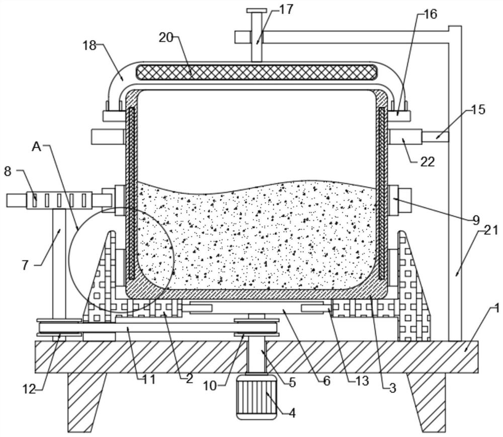 Magnetic core surface polishing device