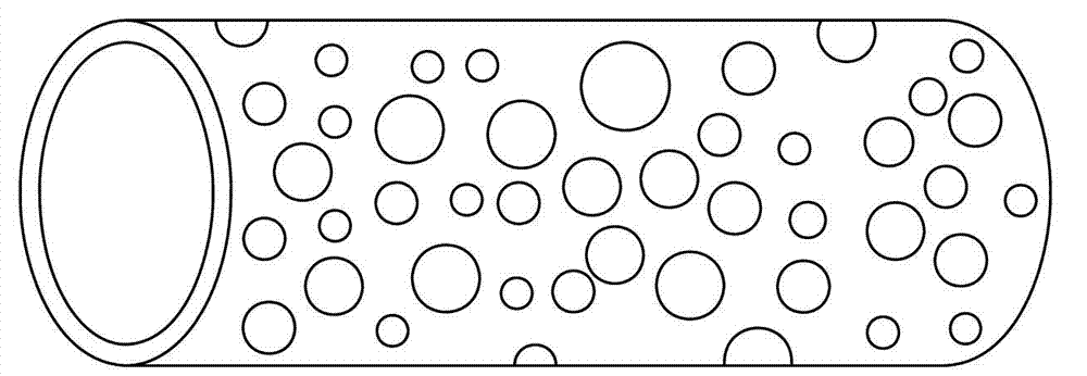 Preparation method of multi-hole metal tube surface zirconia intermediate layer