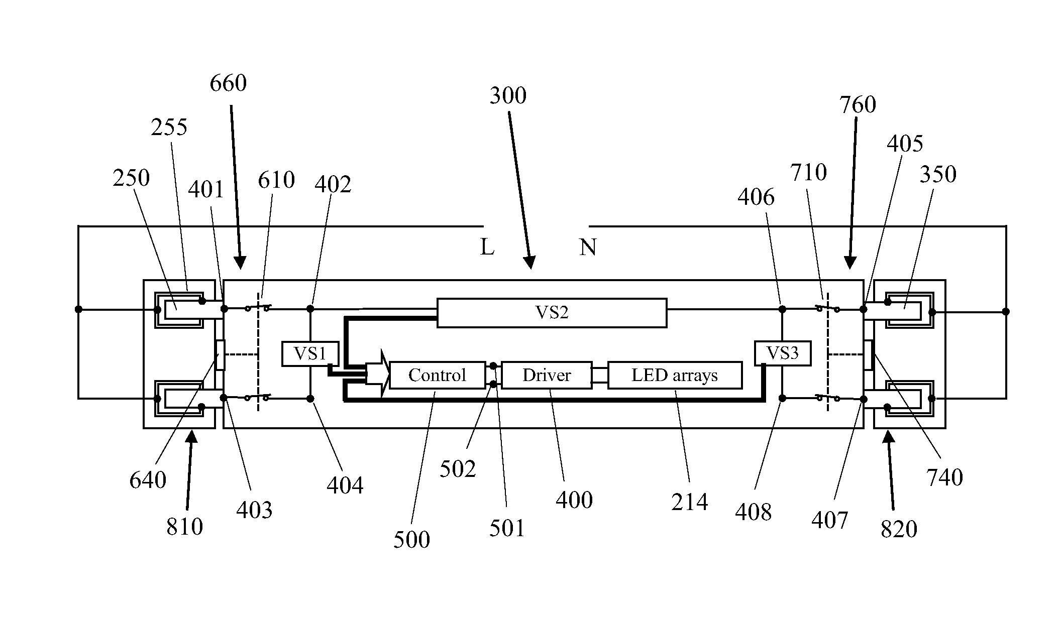 Linear solid-state lighting with voltage sensing mechanism free of fire and shock hazards