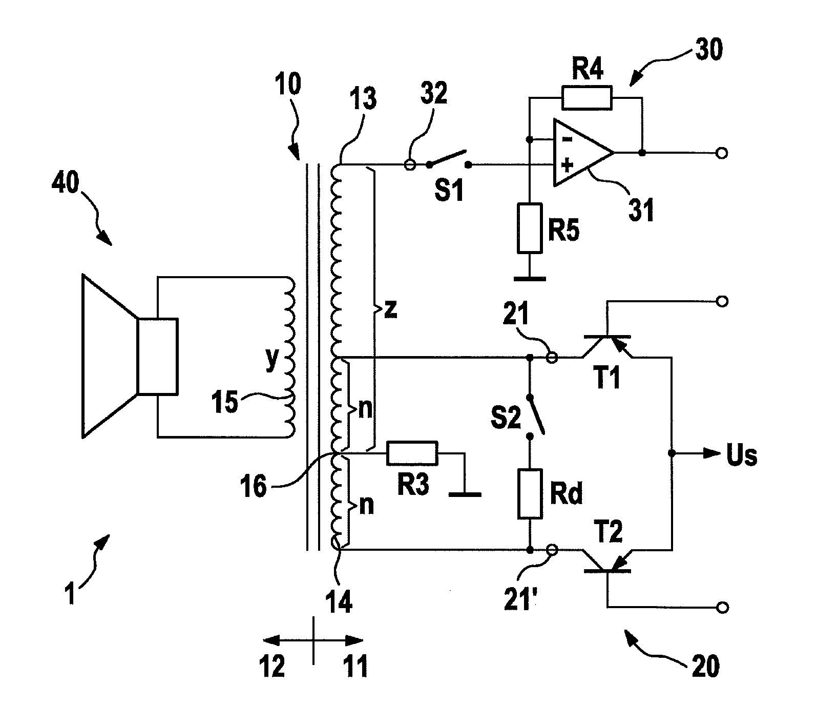 Ultrasonic transmission and reception device