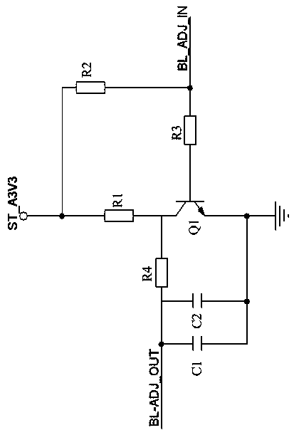 Region backlight adjustment device and adjustment method thereof