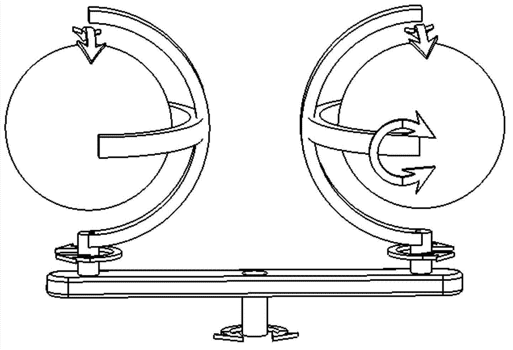 Binocular three-dimensional bionic eye mechanism with panoramic capture and positioning functions