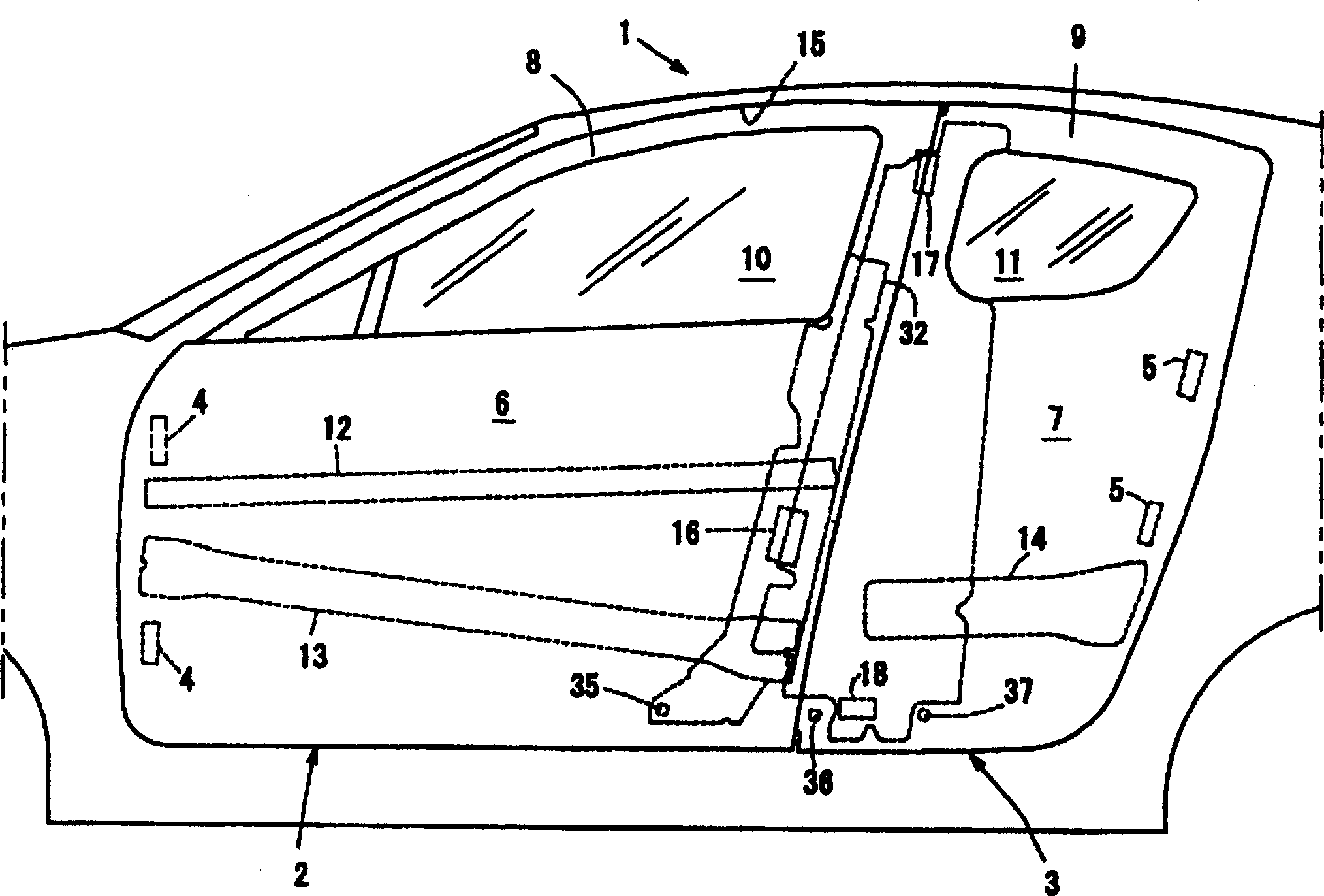 Superstructure for vehicle