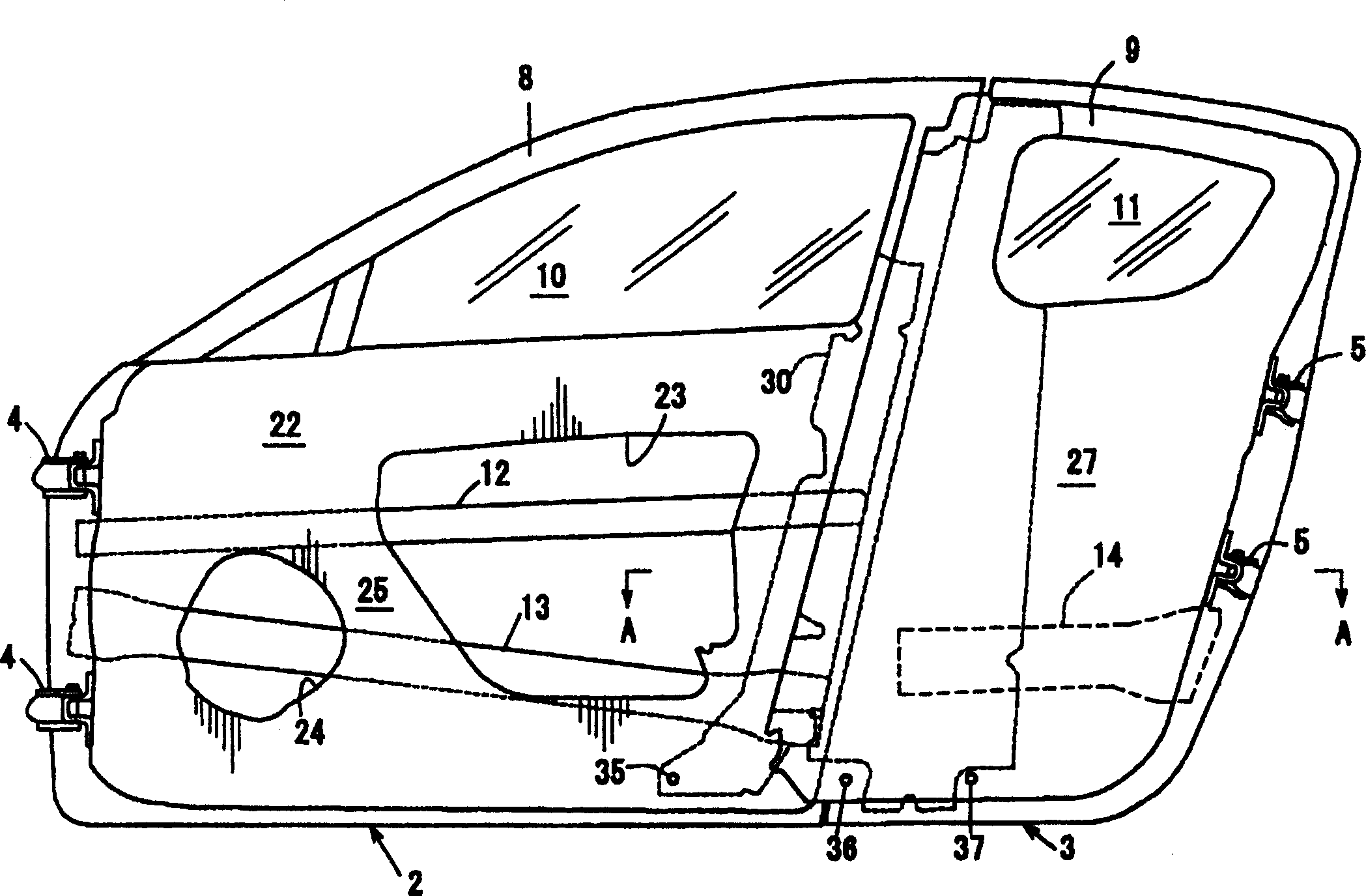 Superstructure for vehicle