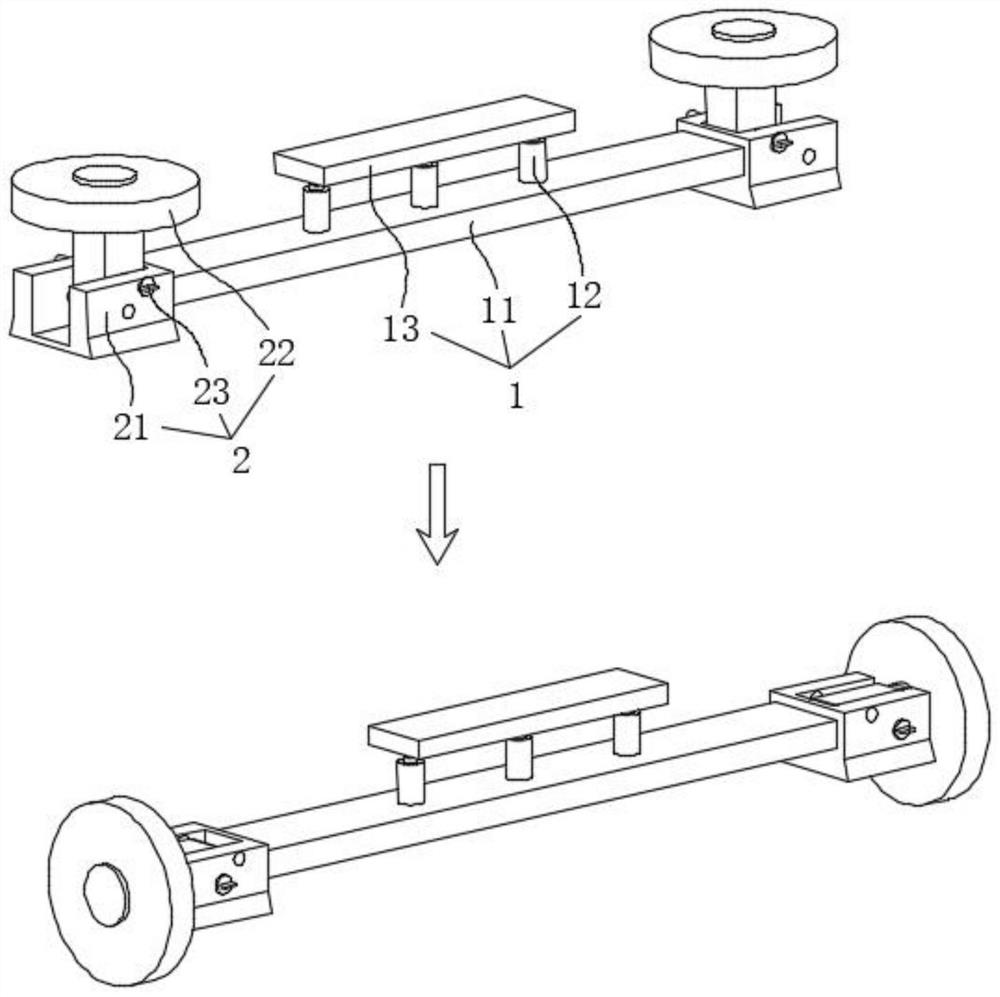 Physical exercise device with leg muscle relaxing performance