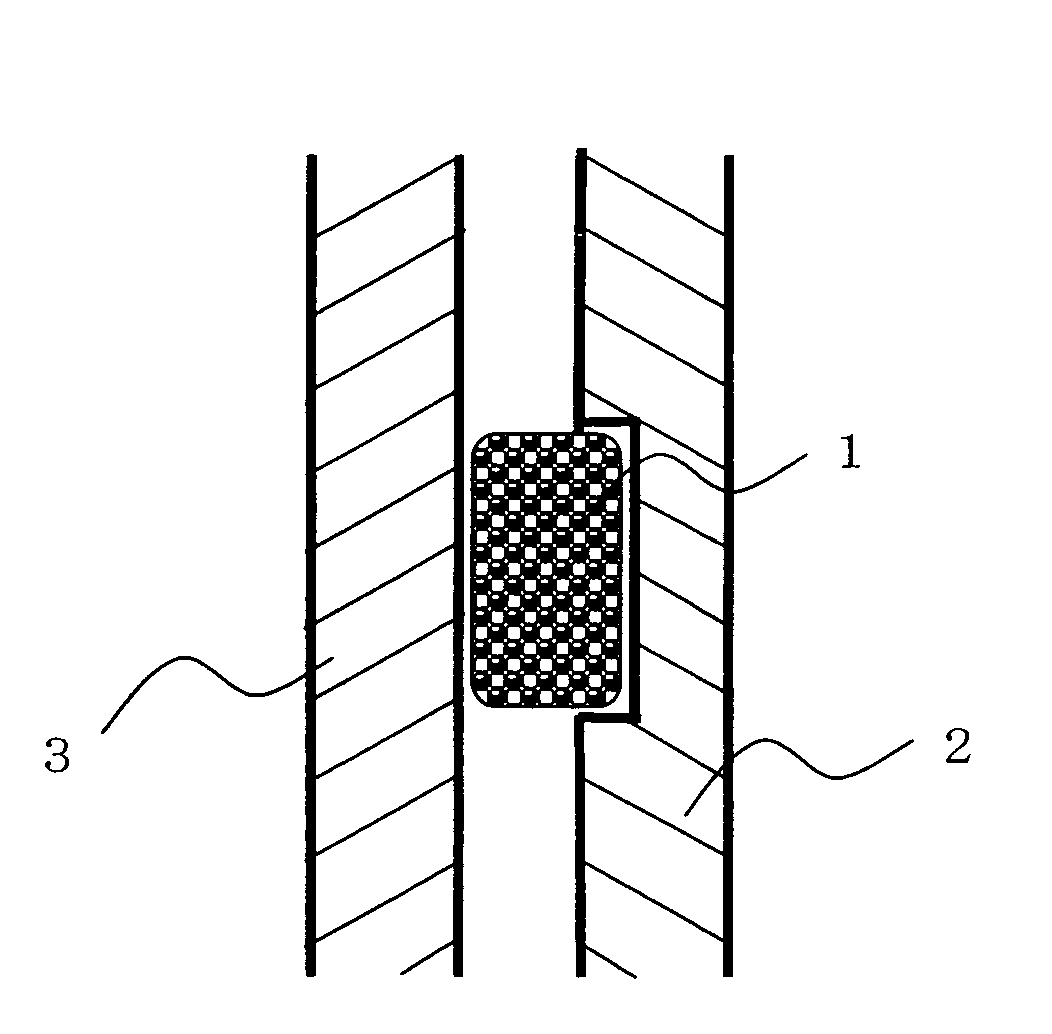 Seal molding material for cell electrolytic solution